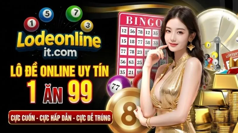 Banner trang chủ Lô Đề Online với thiết kế hiện đại, cung cấp thông tin về lô đề online uy tín nhất năm 2026.