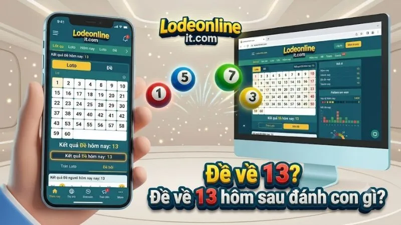 Banner thiết kế chuyên nghiệp về chủ đề đề về 13 với các con số bạc nhớ và biểu tượng may mắn màu vàng kim