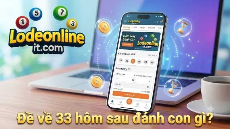 Banner thiết kế chuyên nghiệp về chủ đề soi cầu khi đề về 33 với tông màu đỏ vàng sang trọng và thu hút người xem